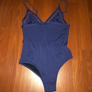 Rhythm one piece blue navy swim crochet